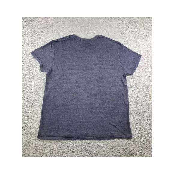 Champion Graphic T-Shirt Men XL Blue Short Sleeve Distressed Logo Crew Neck - Picture 2 of 6